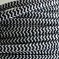 Kolorowe kable w oplocie zebra czarno-biała