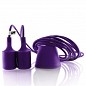 Nowoczesna lampa kabel w oplocie Double Violet