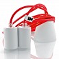 Nowoczesna lampa kable w oplotach Double Red