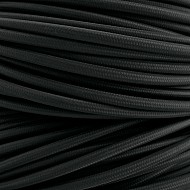 Kolorowe kable w oplocie czarnym
